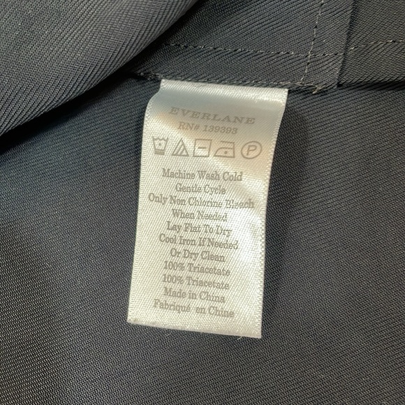 Everlane Dress Size 6 Japanese GoWeave A-line Black Dress Relaxed Fit EUC - Picture 10 of 11